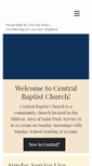 Mobile Screenshot of centralbaptistchurch.com